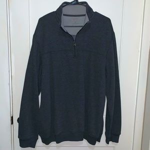 Quarter Zip Pullover Heathered Grey